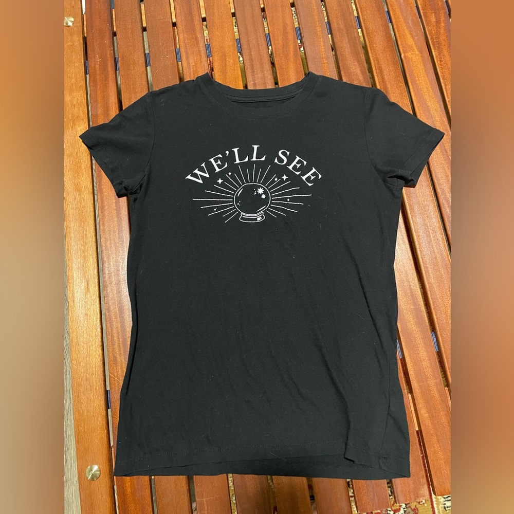 Free State ‘We’ll See’ Fortune Ball Tee, Women’s M